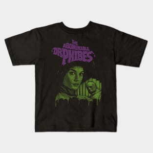 Vincent Price The Abominable Dr. Phibes and Vulnavia by HomeStudio Kids T-Shirt